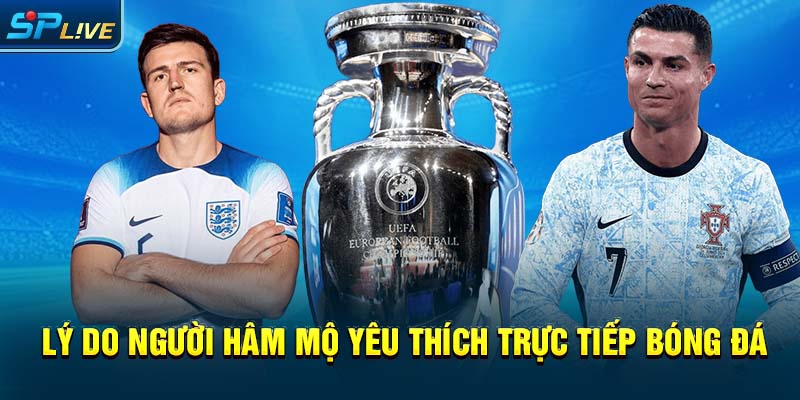 Lý do người hâm mộ yêu thích trực tiếp bóng đá