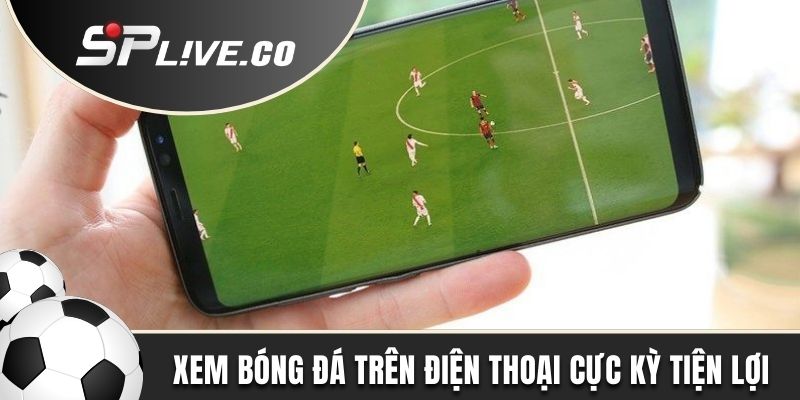Dịch vụ xem bóng đá trên điện thoại cực kỳ tiện lợi