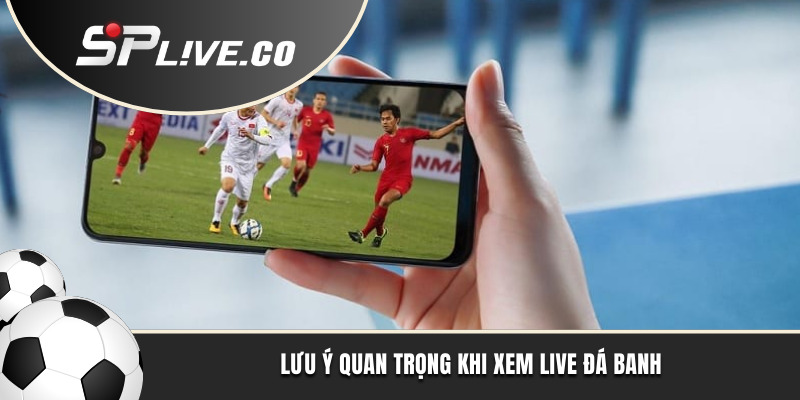 Lưu ý quan trọng khi xem live đá banh